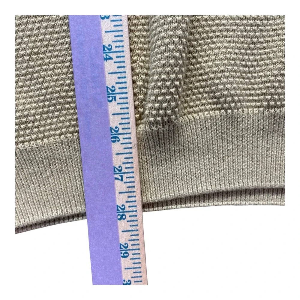 Peter Scott Sweater Mens V Neck Knit Waffle Texture Made In‎ Scotland Size 2x